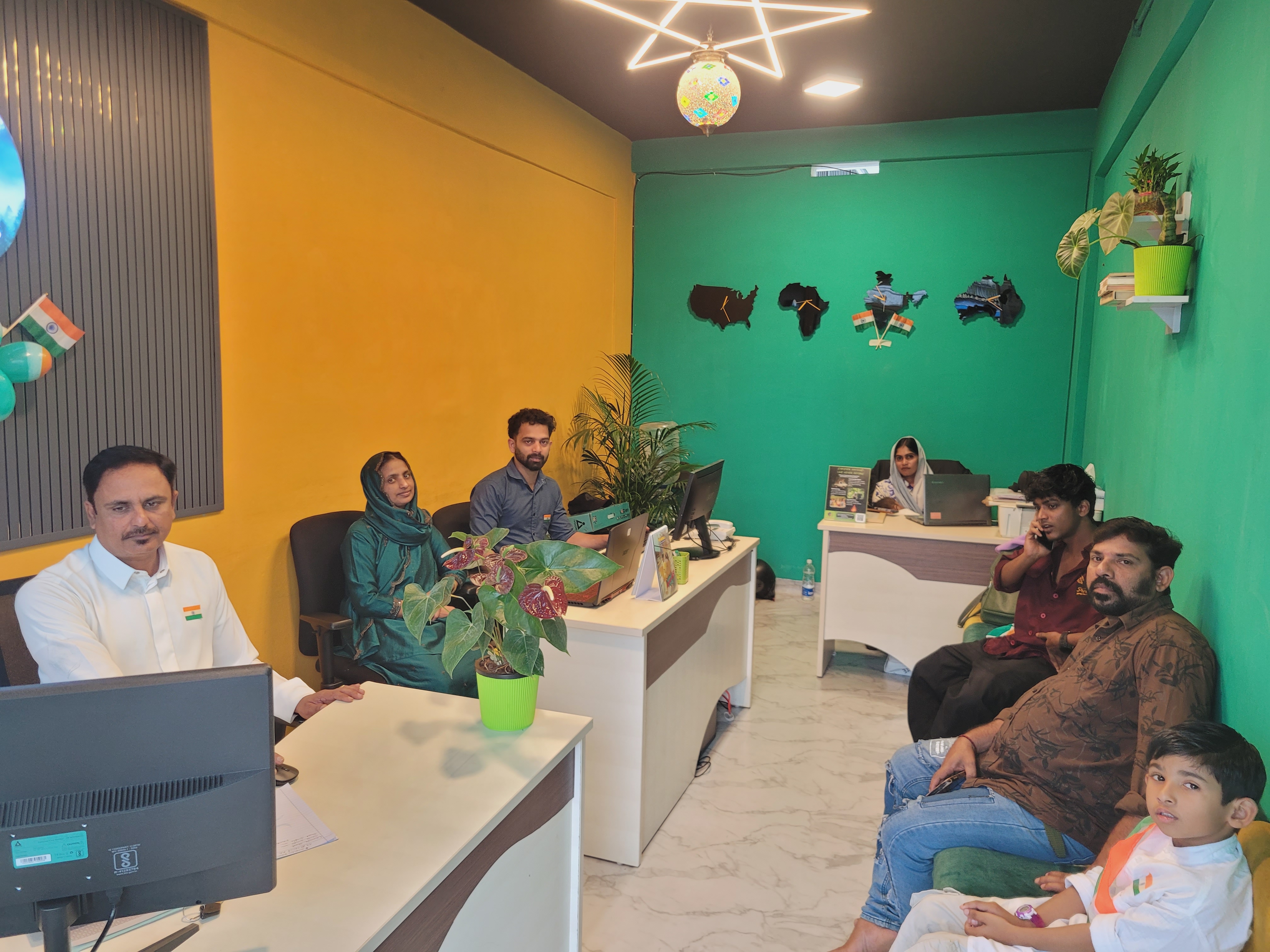 The Monsoon Voyages crew at the Sulthan Bathery office